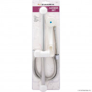 1 Function Shower Head & 1.2m Hose + Bar ( Wh