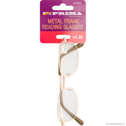 +1.25 Reading Glasses - Metal Frame