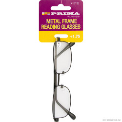 +1.75 Reading Glasses - Metal Frame