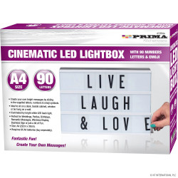 A4 90 Letters LED Cinematic Light Box