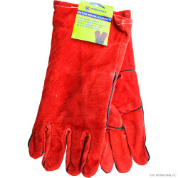 Red Welder Gloves Full Lining