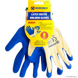 High Grade Latex Coated Gloves M/size 8