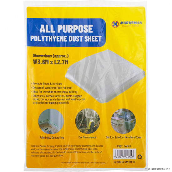 All Purpose Polythene Dust Sheet