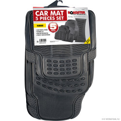 5pc Car Mat Set Black
