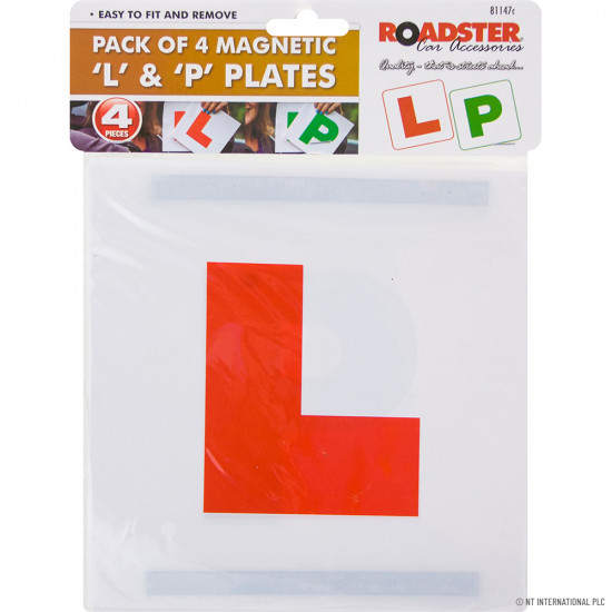 4pc Magnetic L and P Plates